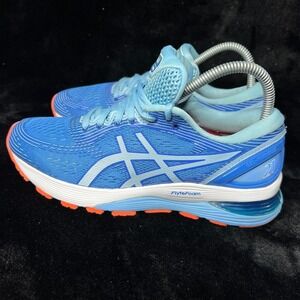 Asics Gel Nimbus 21 1012A156 Womens 7.5 Us Running Shoes Blue Athletic Sneaker